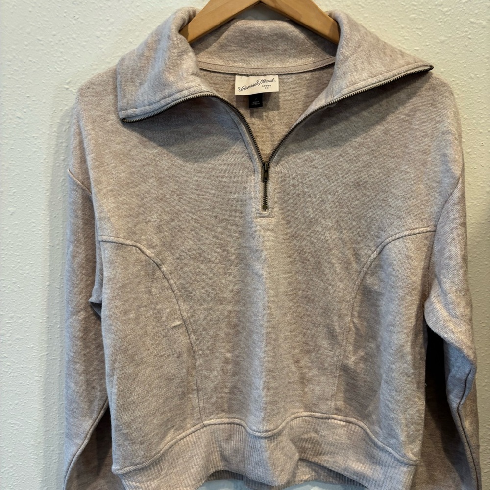 Universal Thread 1/4 zip pullover NWOT med